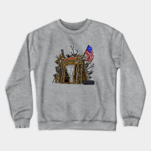 Castle Byers Illustrated Vintage Stranger Things 80s Crewneck Sweatshirt